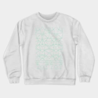 Abstract Mirror Mint Crewneck Sweatshirt